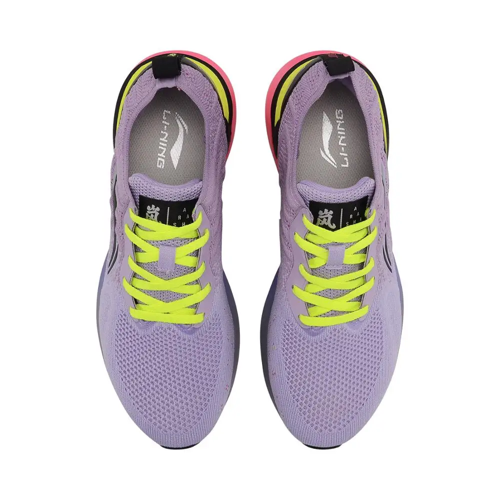 Женские кроссовки ARASHI Li Ning дышащие из моно пряжи с поролоновой подкладкой для
