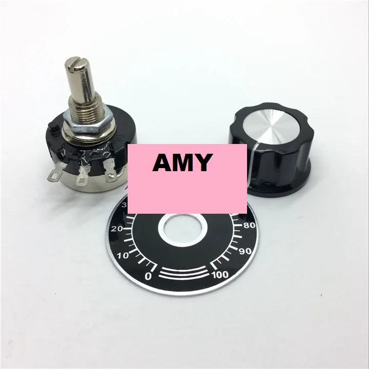 5 шт./лот RV24 RV24YN20S 5K шляпа шкала лист потенциометра | Электронные компоненты и