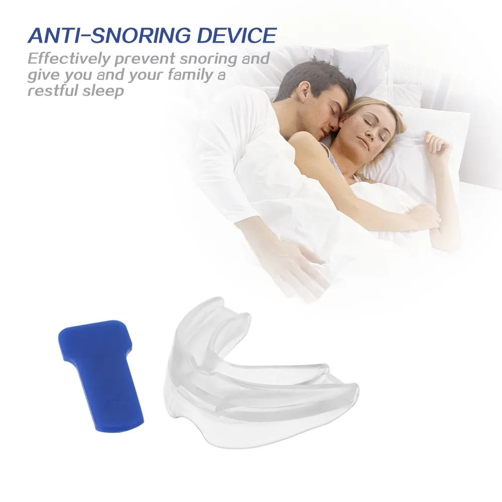 Device Stop Snoring Soft Transparent Food-grade Silicone Sleep Apnea Night Guard Teeth Socket |