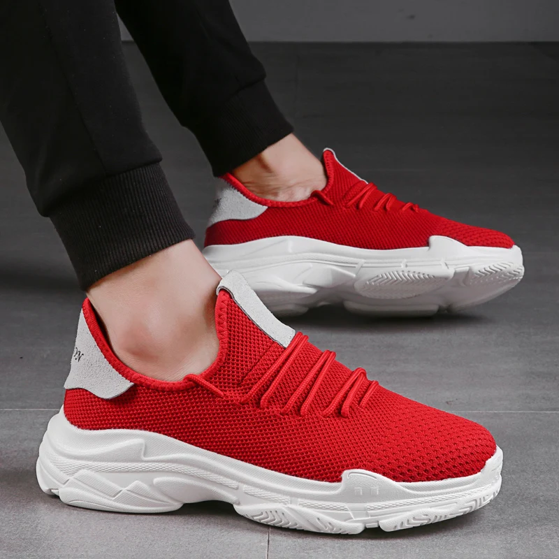Summer mens Casual shoes sneakers Breathable mesh Shoes Light 2018 New Fahion outdoor Lightweight big size 39-46 | Обувь