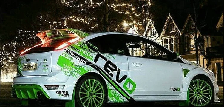 Левая сторона автомобиля наклейки креативный индивидуальный новый стиль