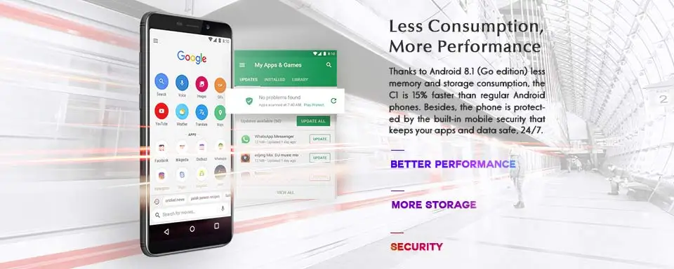 HOMTOM C1, 1 ГБ ОЗУ, 16 Гб ПЗУ, четырехъядерный мобильный телефон, 5,5 дюймов, 18:9, полный дисплей, 13 МП, задняя камера, смартфон, отпечаток пальца