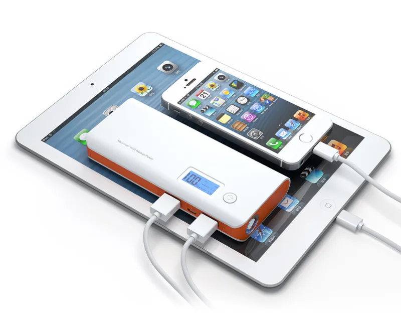 Внешний резервный аккумулятор с двойным USB ЖК-дисплеем 20000 мАч для Xiaomi power Bank |