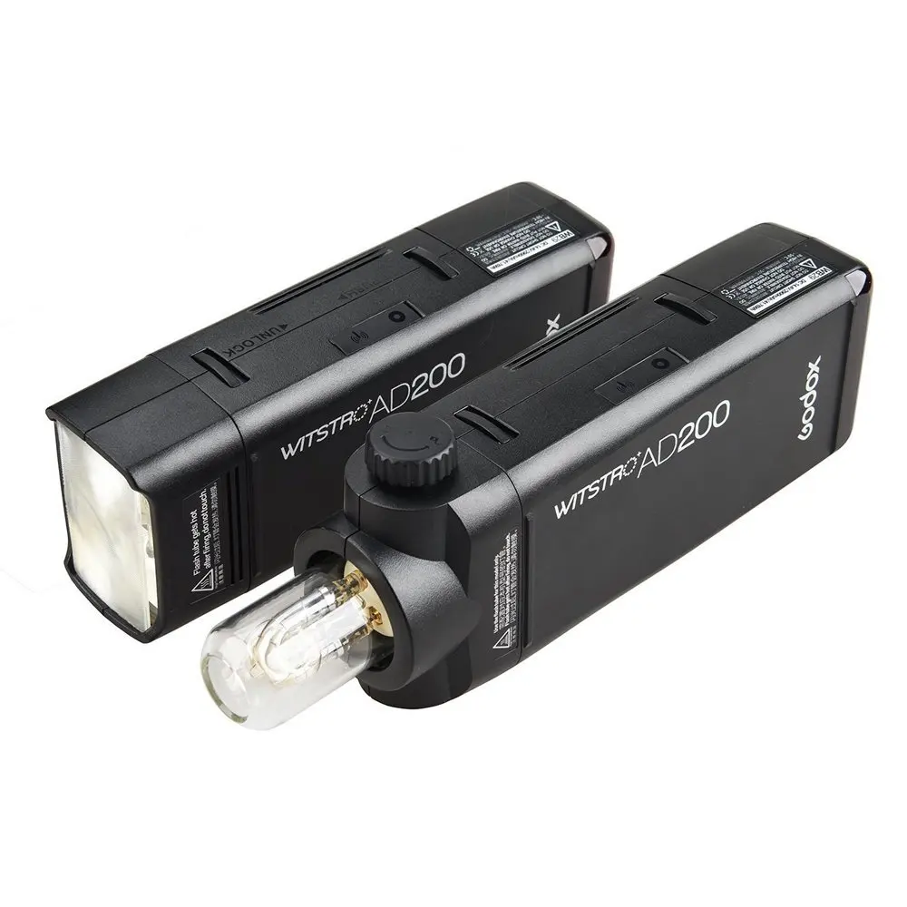Godox Pocket Outdoor Flash 2X AD200 2.4G Wireless 200WS TTL HSS 1/8000s sync+AD-B2 Bowens Mount+X1T-O for Olympus Panasonic | Электроника
