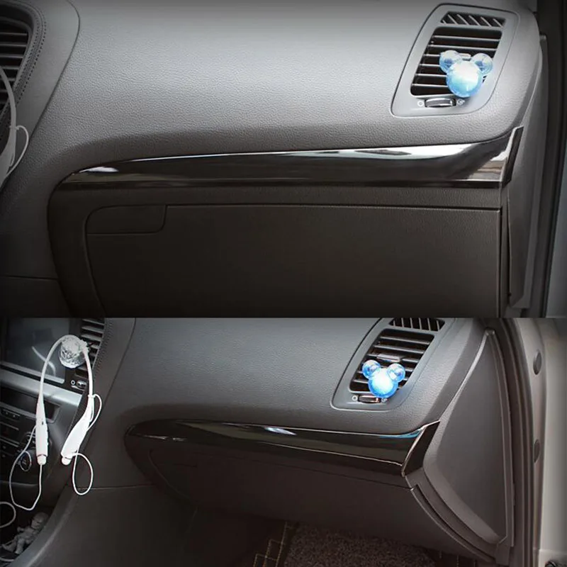1 шт. для Kia optima 2011- имитация персика стиль автомобиля Copilot центральная консоль управления Кондиционер панель Крышка отделка полосы