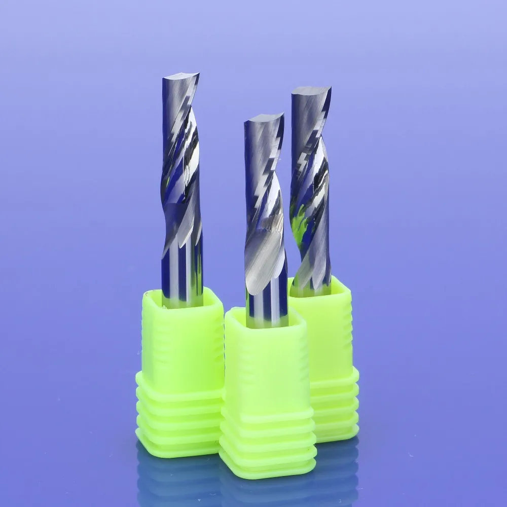 

10Pcs 4mm Single Flute Milling cutters for Aluminum CNC Tools Solid Carbide,aluminum composite panels