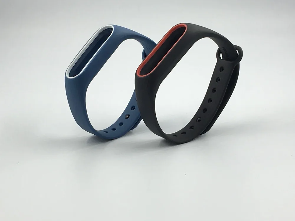 Цветной силиконовый ремешок для Xiaomi Mi band 2 сменный цветной аксессуары смарт браслета Band силикон|mi strap|for mi