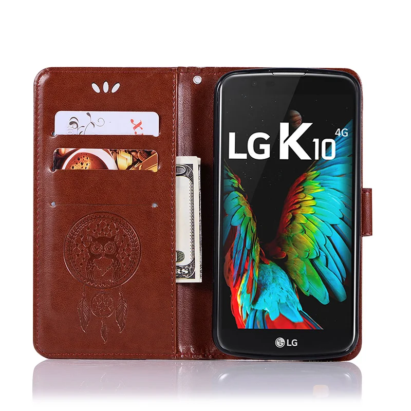 Роскошный Ретро мобильный чехол для LG K10 Q6 Q6a G6 Q8 Флип кожаный бумажник телефона K4
