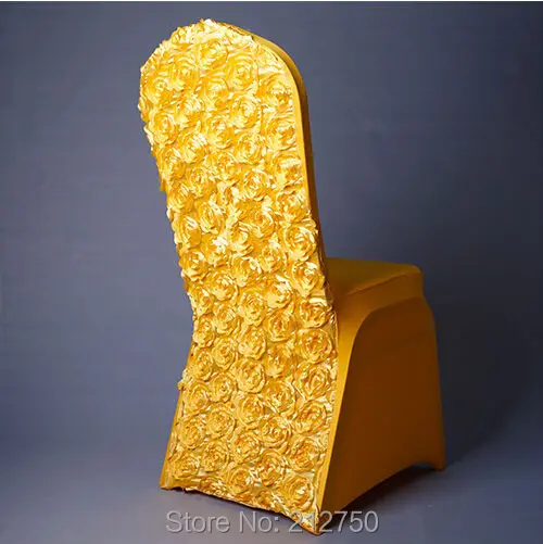 Free shipping wedding party chair decoration white gold purple rose spandex satin covers 5pcs/lot | Дом и сад