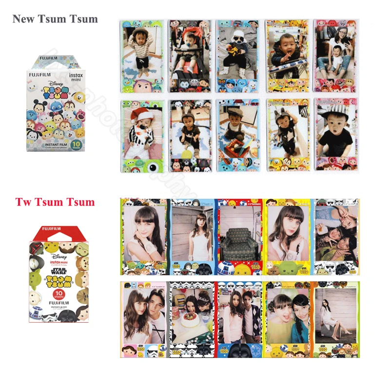 Мгновенная пленка Fujifilm Instax Mini/камера Tsum мини для принтера 9 8 70 90 7s 7 50s 25 Share печати