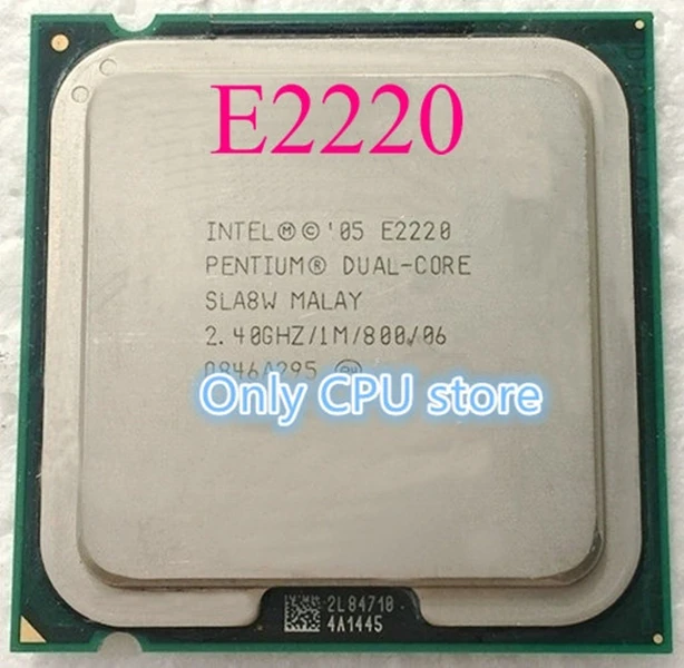 Бесплатная доставка двухъядерный процессор intel E2220 (1M кэш 2 40 ГГц 800 МГц FSB) разъем 775