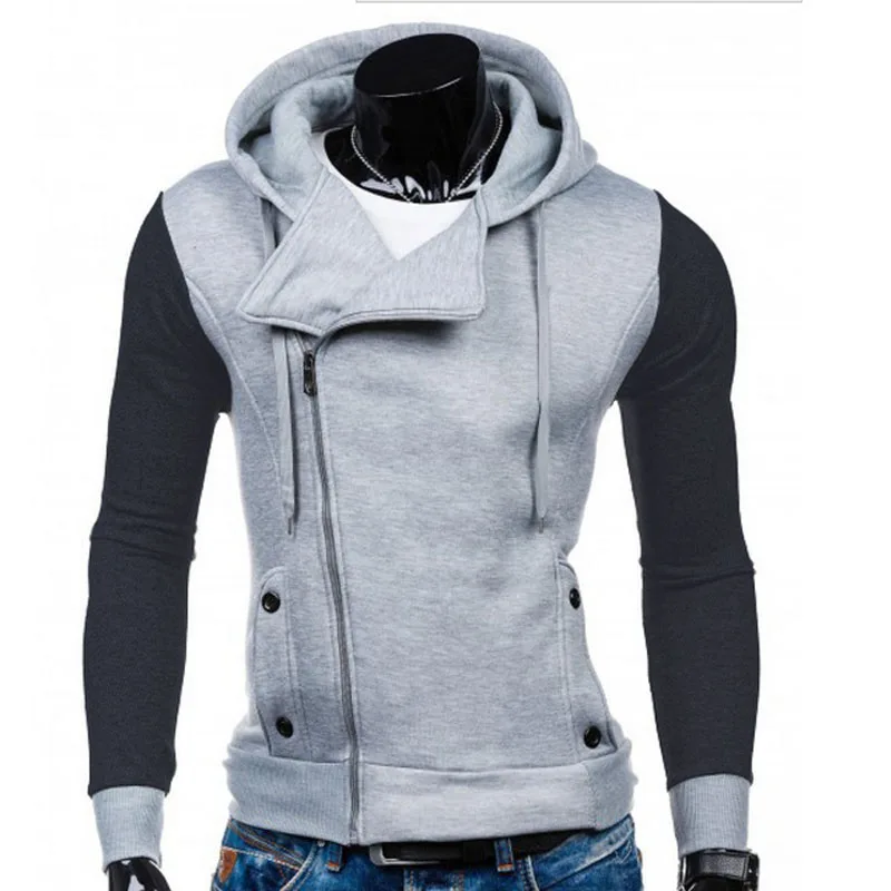 

Foreign trade men 's stitching design fashion casual men' s jacket