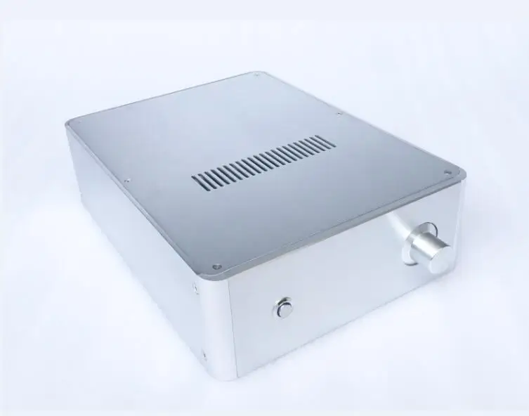 New 2409 full Aluminum round amplifier case Enclosure BOX AMP Case 240*89*320mm