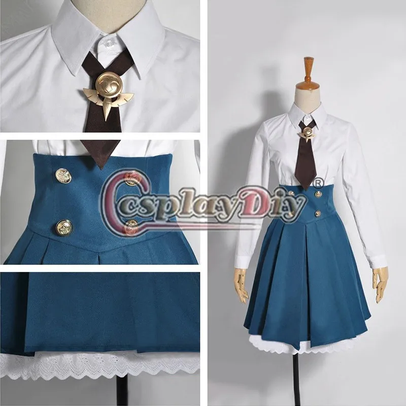 Cosplaydiy аниме Amnesia Heroine игра платье школьная форма косплей костюмы на заказ для