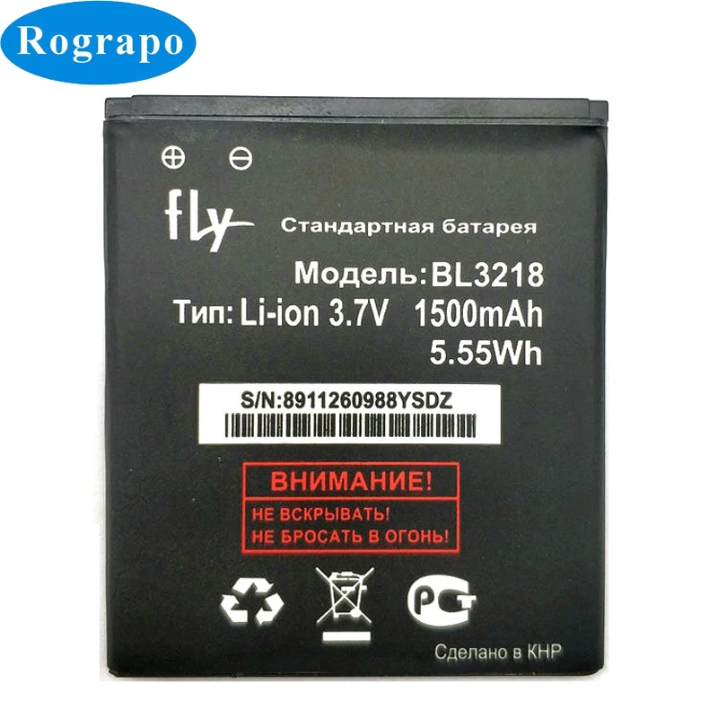 

3.7V 1500 mAh Replacement BL3218 Battery For Fly Era Windows IQ400W BL 3218 Bateria Batterie mobile Phone Batteries