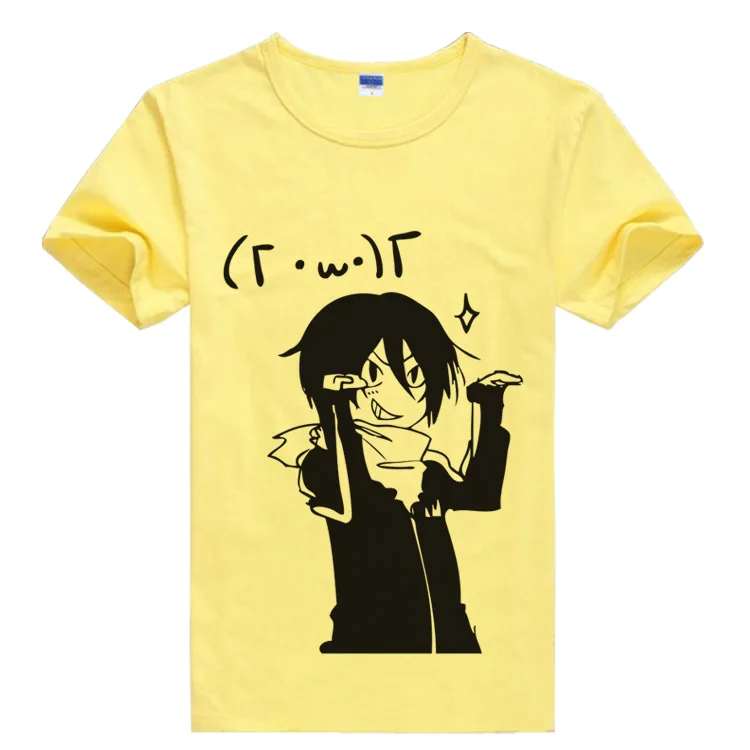 Футболка с коротким рукавом из натурального хлопка|noragami t shirt|t shirttee tee |