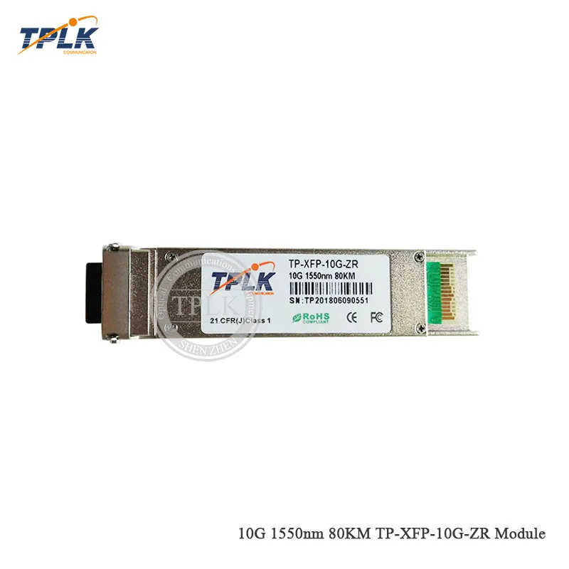 Прямая продажа с фабрики 10G XFP 1550nm 80км модуль приемопередатчика TP ZR оптический