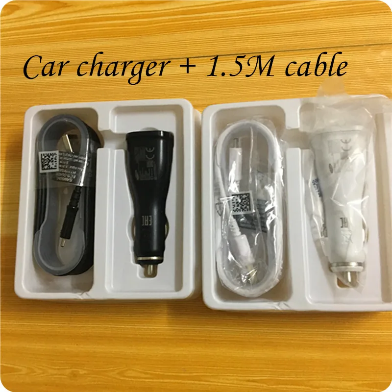 50 компл./лот оригинальный быстрая зарядка USB Автомобильное Зарядное устройство