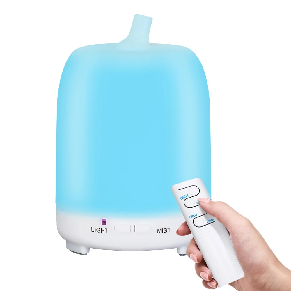 TOLOYO Remote Control 220ML Ultrasonic Air Aroma Humidifier With 7 Color Lights Electric Aromatherapy Essential Oil Diffus | Бытовая