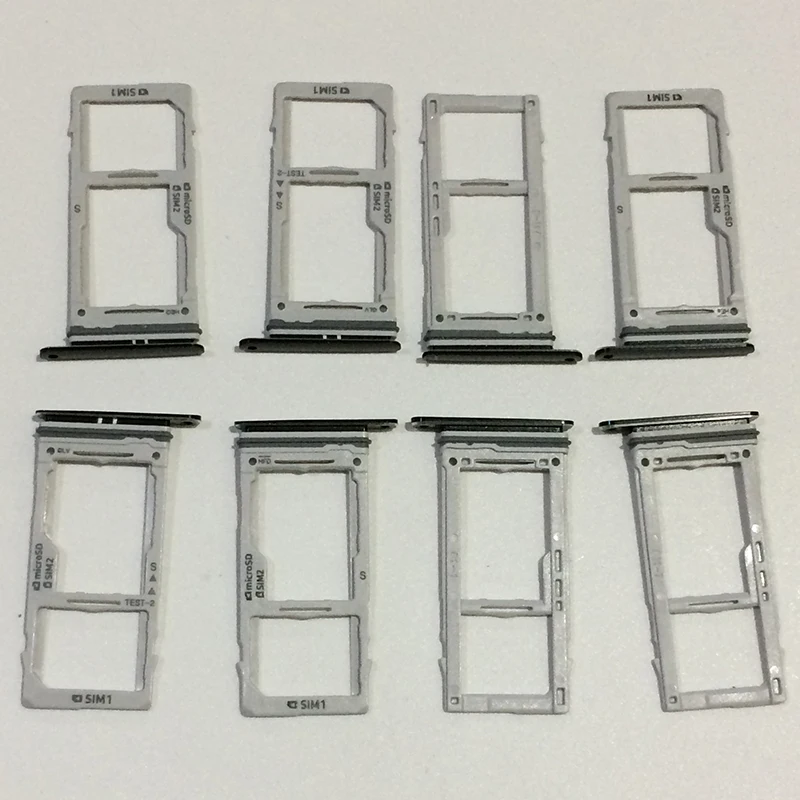 100 шт./лот Две сим-карты лоток Слот с Micro SD Card Holder разъем для samsung Galaxy S9 S9 плюс мобильный телефон Запчасти
