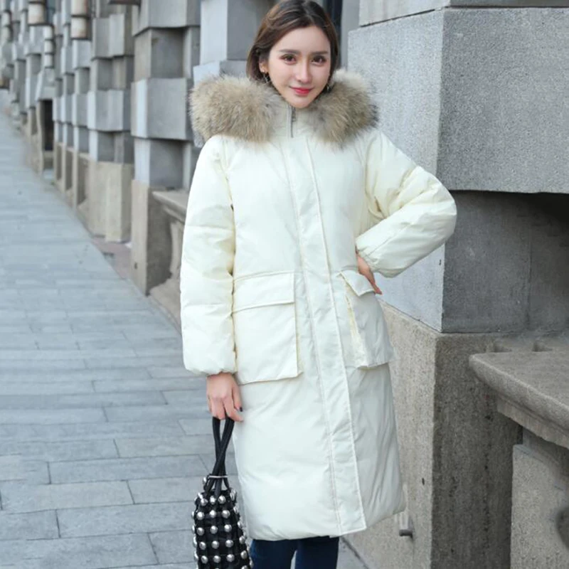 2018 зимние женские пуховики в Корейском стиле высокого качества с капюшоном и