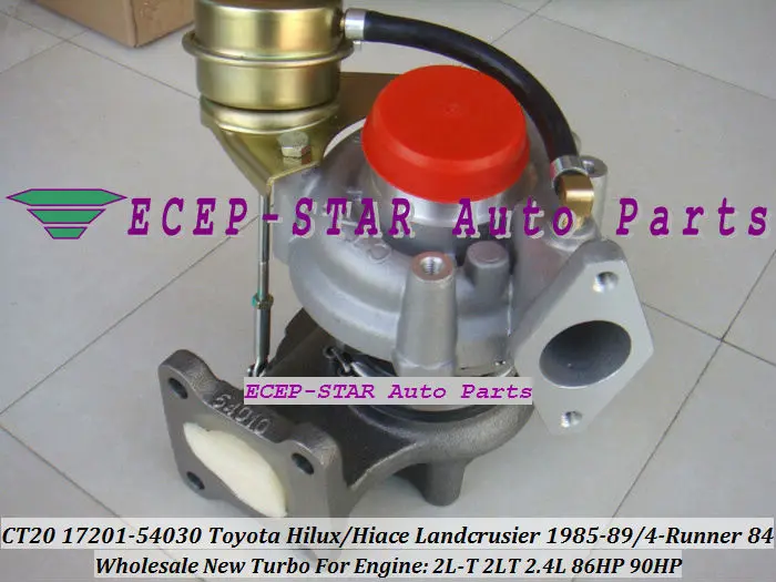 Турбокомпрессор CT20 17201 54030 для TOYOTA LANDCRUISER LJ70 1720154030 89 4 runner 1985 2L T 2LT 2.4L|turbocharger