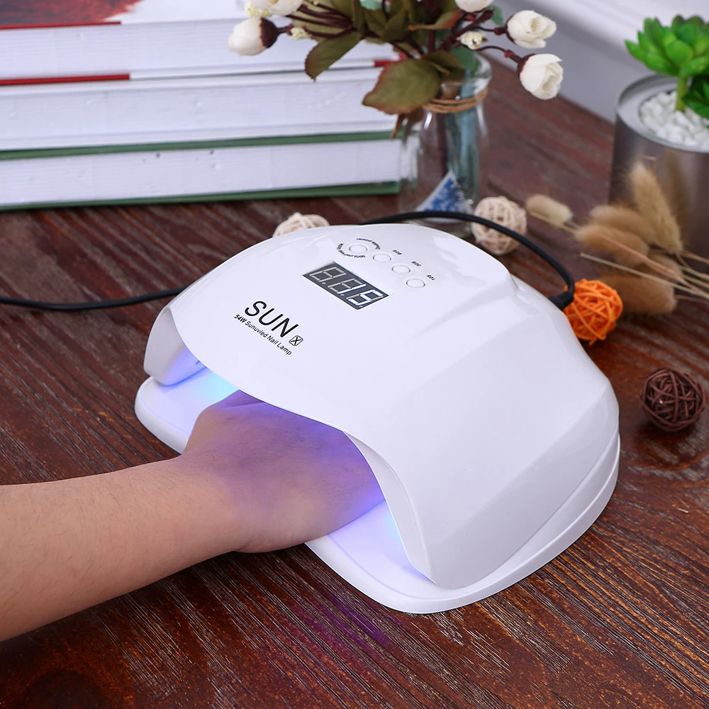 

Portable UV LED Nail Lamp Nail Dryer Sunlight Nails Dryer LCD Display for Curing Gel Polish Manicure Drying Lamp Nail Art Tools
