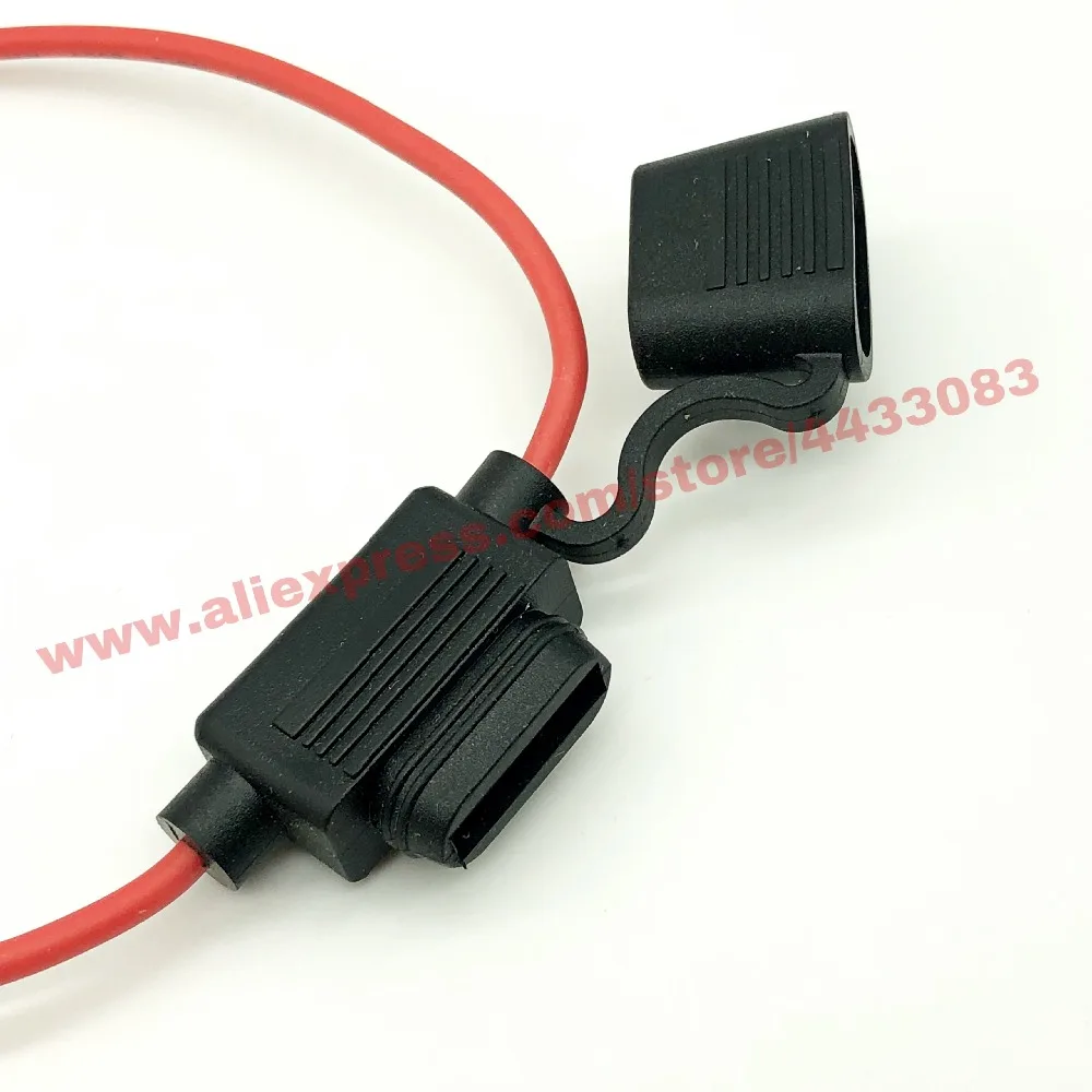 1 шт. 16 AWG средний автомобильный держатель предохранителя водостойкий без плавкие