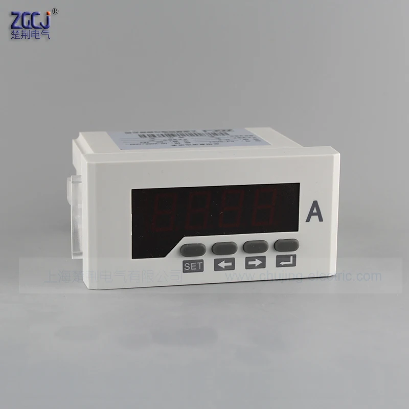 Digital AC ampere meter with 2 relays output range 0-5A current alarm CJ-AA51-2O switch signal | Инструменты