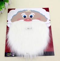 christmas santa white fake beard mustache whiskers unisex fancy dress xmas cosplay party accessory stage performance props gift