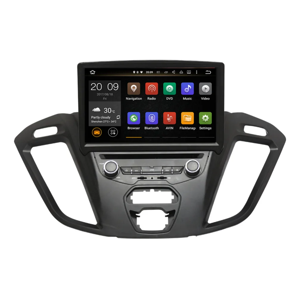 Android 8 0 Восьмиядерный 4 Гб RAM автомобильный DVD мультимедийный плеер с Bluetooth для Ford