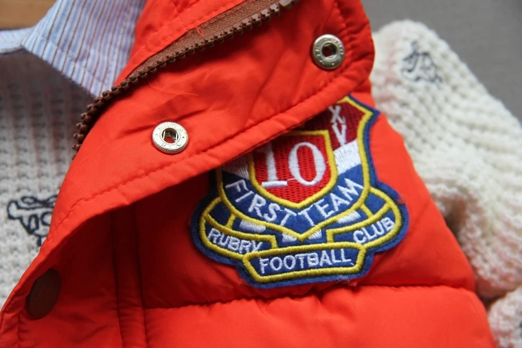 Новинка осенне зимний плотный жилет с капюшоном для маленьких мальчиков модный