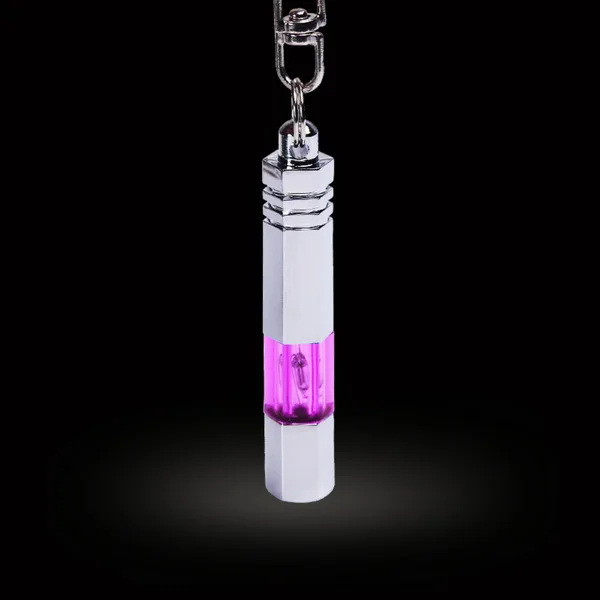 PurpleChrome 10 Цвета Титан черный/хромированной отделкой авто анти-статический стилус для сенсорного экрана, шестигранный стержень брелок для ключей латунный стержень 2 шт./упак - Название цвета: PurpleChrome