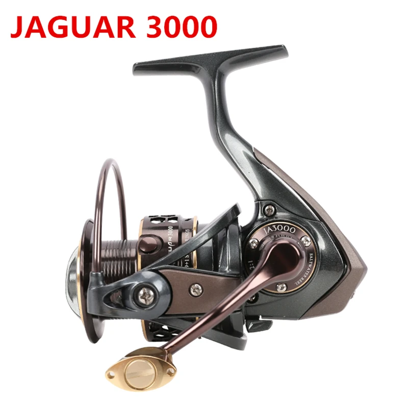 Спиннинговая катушка TSURINOYA JAGUAR 1000 5000 10 шарикоподшипников/5 2: 1 две металлические