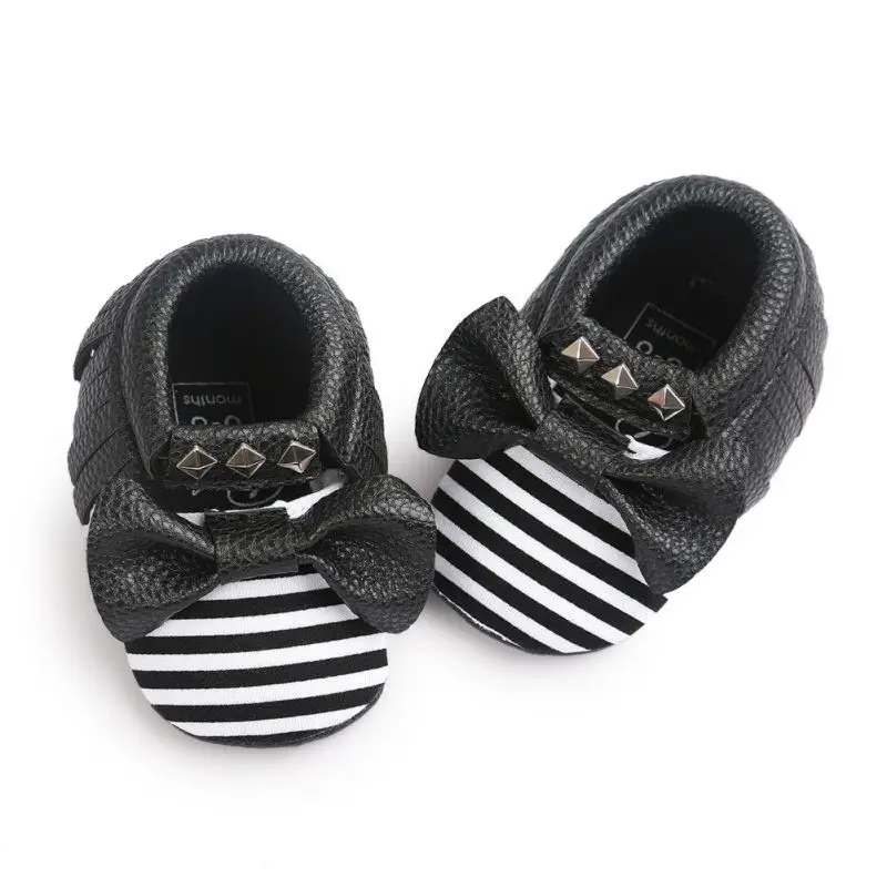 Для новорожденных для маленьких мальчиков и девочек Мягкие Мокасины обувь с