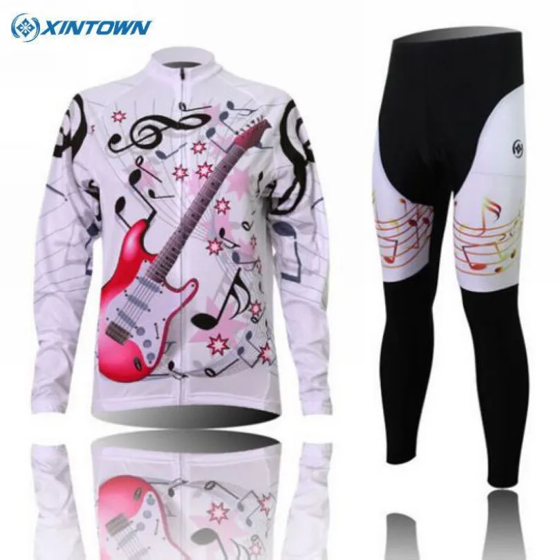 XINTOWN/женские трикотажные штаны для езды на велосипеде гитаре + (нагрудник)