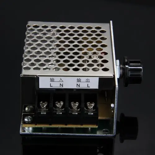 Регулятор напряжения регулятор скорости диммер scr + оболочка AC 220V 4000W |