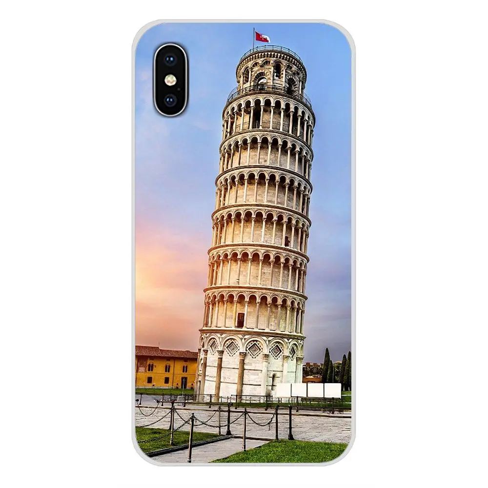 Design Cover Italy Monuments Leaning Tower of Pisa For Huawei Nova 2 3 2i 3i Y6 Y7 Y9 Prime Pro GR3 GR5 2017 2018 2019 Y5II Y6II | Мобильные