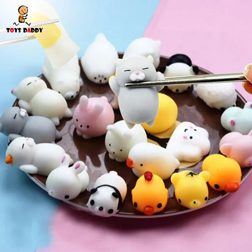 1 шт. Kawaii Jumbo милый мягкий Кот панда кролик Цыпленок антистресс медленно