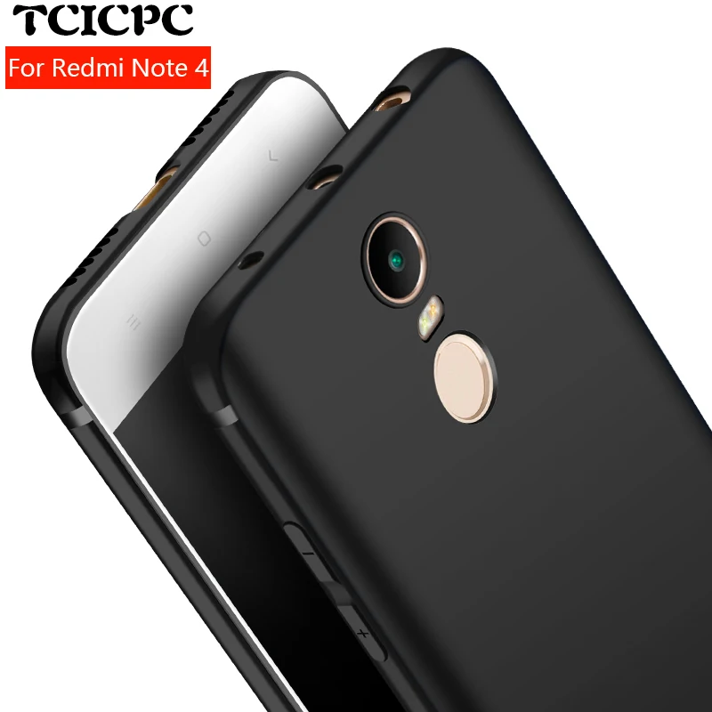 Чехол для Xiaomi Redmi note 4 Матовый ТПУ чехол роскошный силиконовый pro мягкий