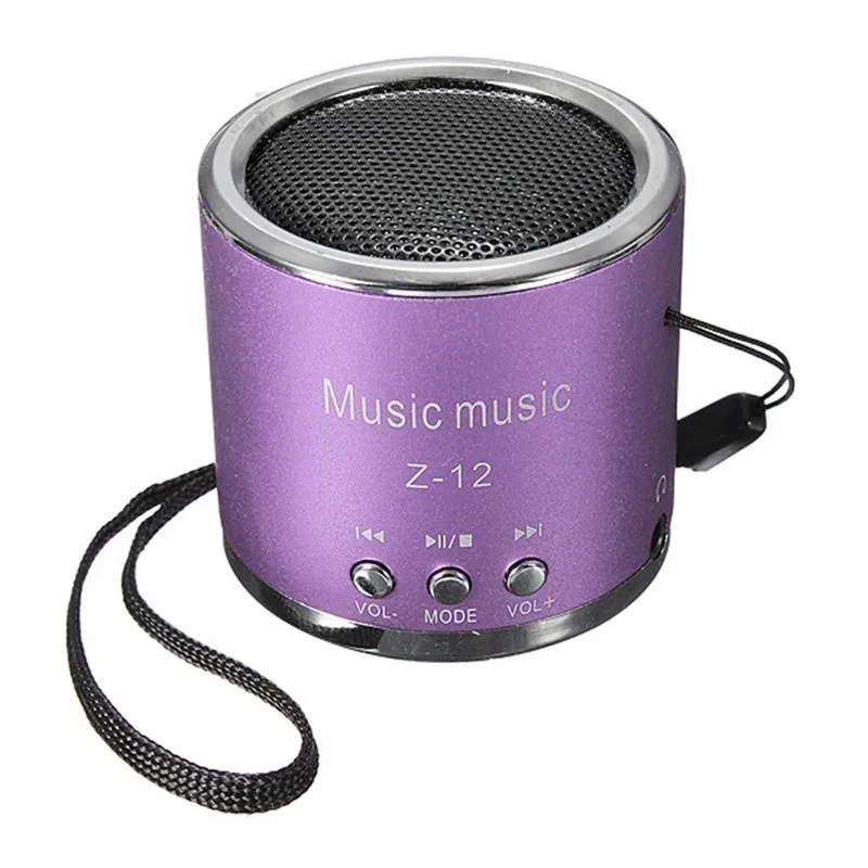 Z12 мини цилиндр Портативный Динамик Усилители домашние FM звук музыки Радио HiFi