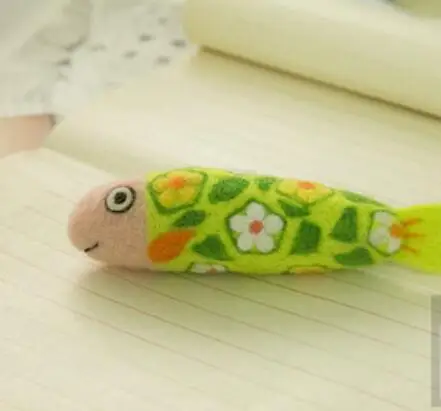 Новая рыба с оригинальным дизайном для изготовления кукол шерстяной набор