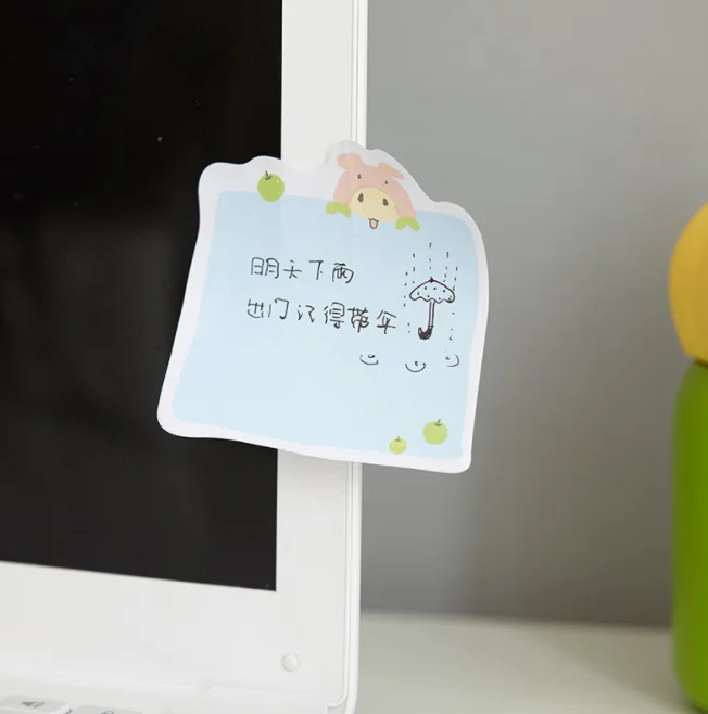 

4 Pcs/set Cartoon Animal Rabbit Alpaca Bear Self-Adhesive N Times Memo Pads Sticky Notes School Office Supply Stationery