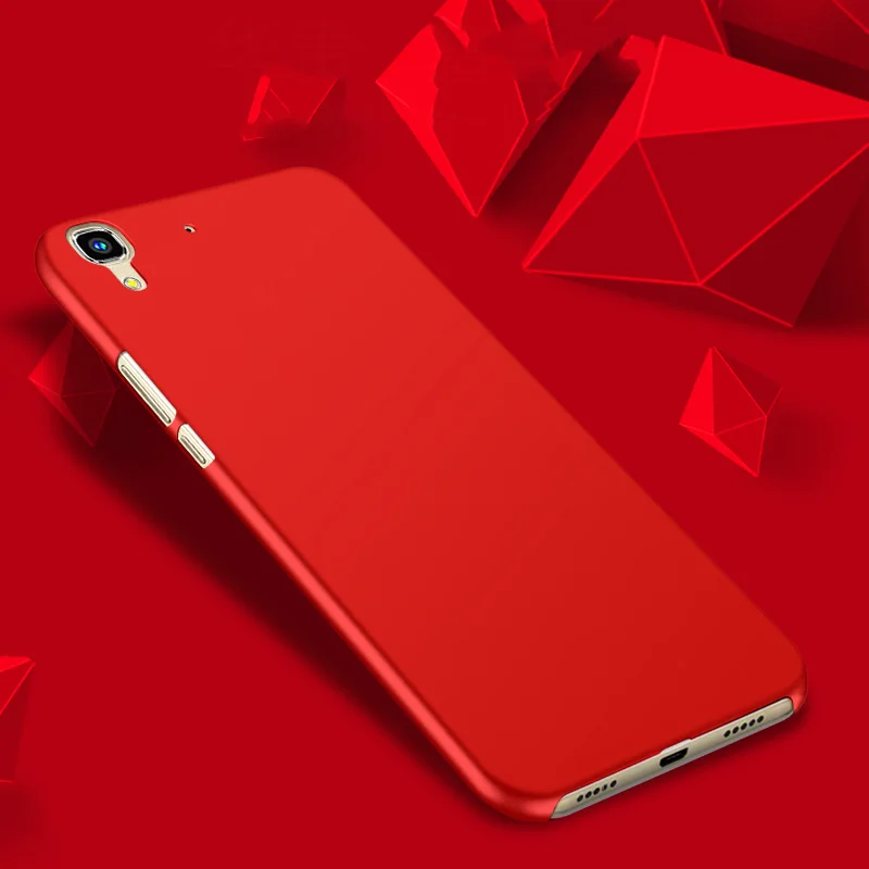 Чехол huawei honor 4A Y6 ультра тонкий матовый песчаник жесткий пластиковый корпус чехлы