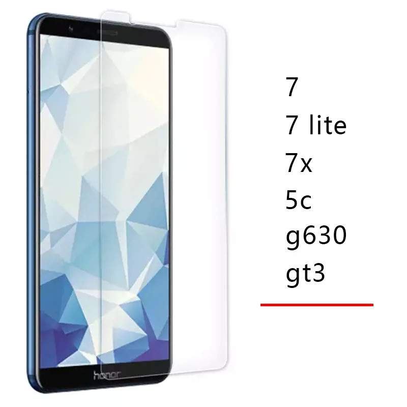 2 шт. защитное стекло на Honor 7x7 Lite 5c X X7 Light C5 закаленное для защиты экрана телефона