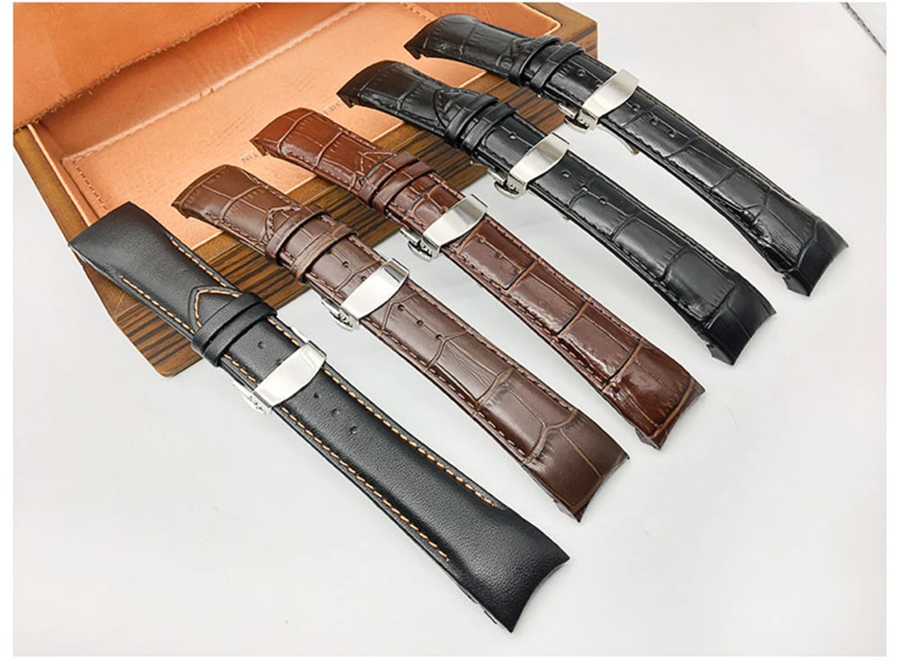 22 мм 23 мм 24 мм для Tissot T035 Ремешки для наручных часов из натуральной кожи T035617 T035627 439 фирменный ремешок для наручных часов для мужчин
