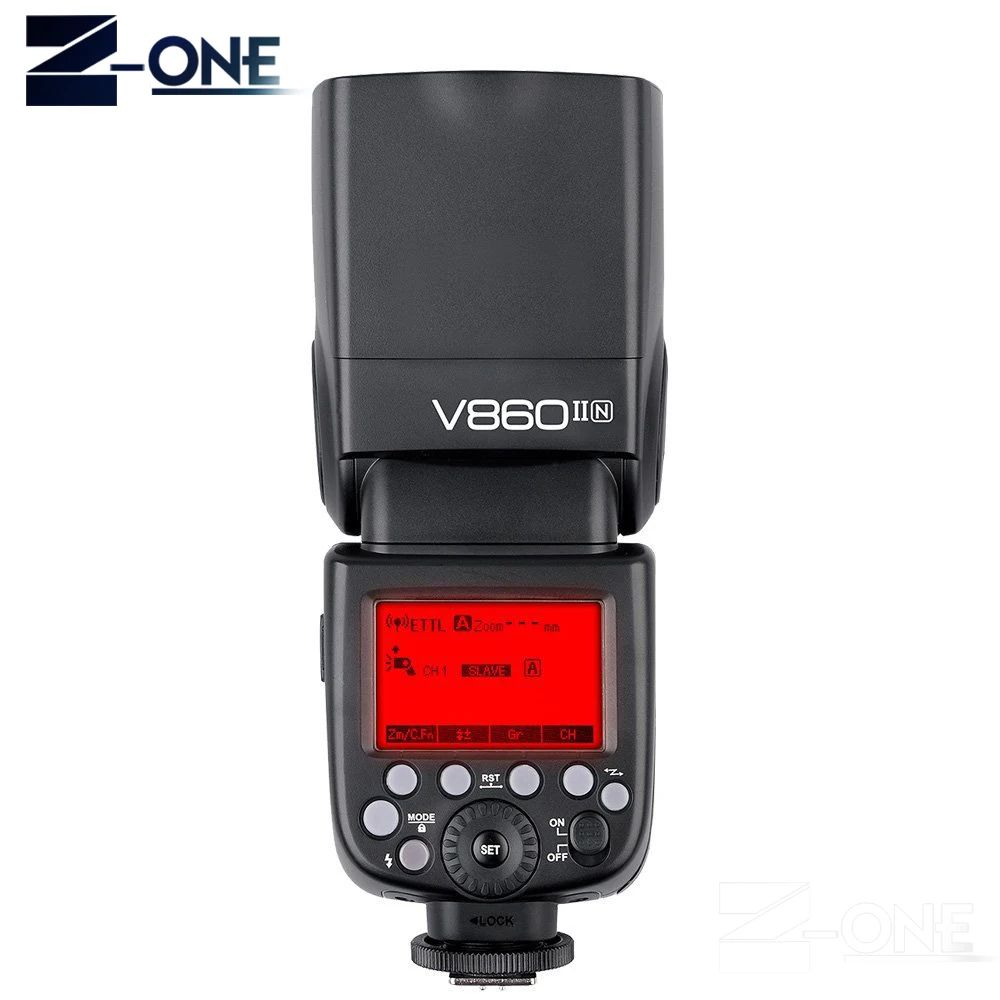 Фотовспышка Godox VE V860II литий ионный аккумулятор HSS 1/8000 2 4G вспышка с TTL камерой +