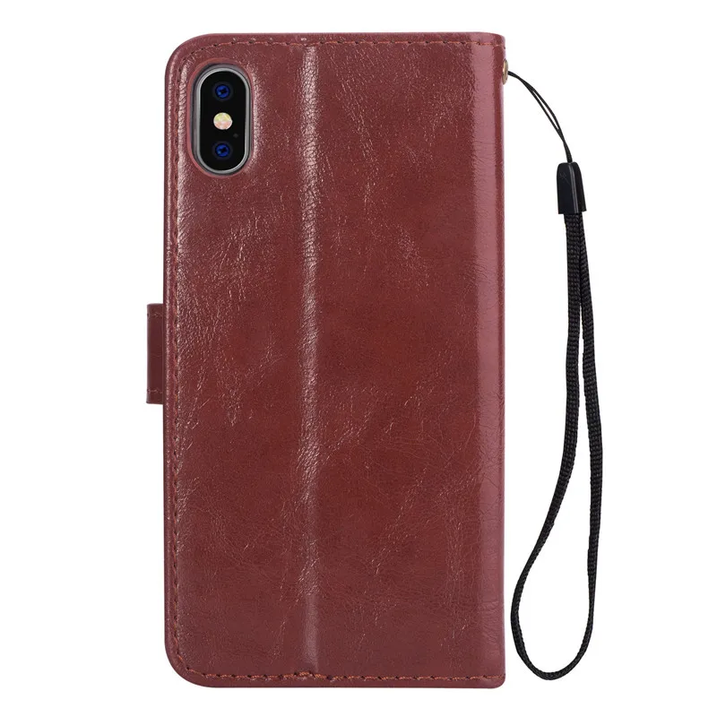 Оригинальные чехлы Xnyocn для iphone xs max роскошный кожаный чехол книжка iPhone x с 8