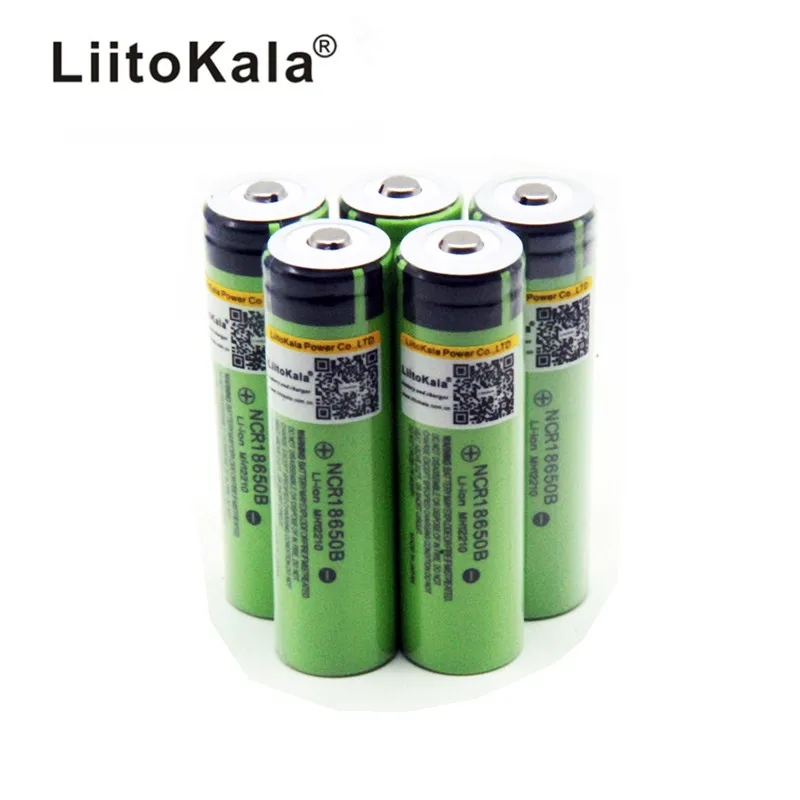 Литий-ионный аккумулятор Liitokala 18650 3400 мА/ч 3 7 В для фонарика NCR18650B (без печатной