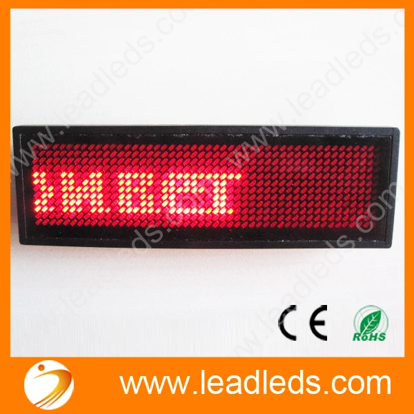 5 бесплатных красных светодиодных прокручивающихся значков с именем сообщения